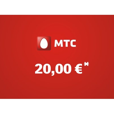 Пополнить баланс мобильного телефона МТС - Россия суммой 20,00 EUR