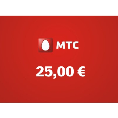 Top up balance of MTS - Russia SIM - Card with 25,00 EUR