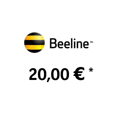 Beeline SIM-Karte für Rußland mit 20,00 EUR aufladen