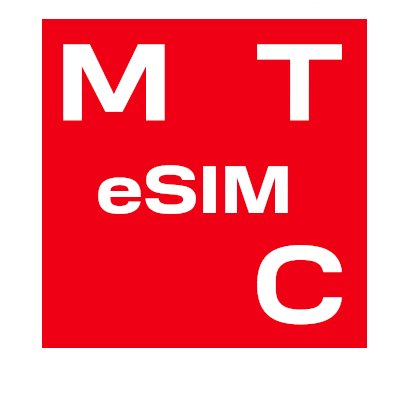 eSIM card of the mobile provider «MTS» Russia as a digital QR code via email