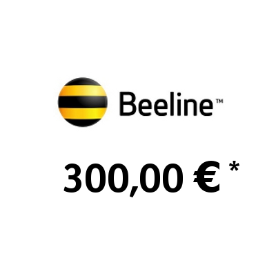 BeeLine SIM-Karte für Rußland mit 300,00 EUR Gutschrift aufladen